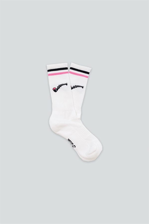 Lakor Lakridspibe Socks - White